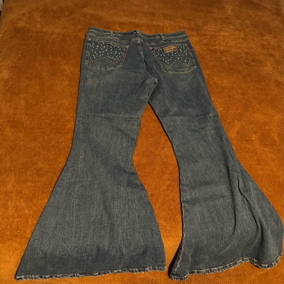 Wrangler x Lainey Wilson Bejeweled Bell Bottoms size 34/32 - Picture 5 of 8